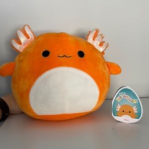 Squishmallows Nico 7” Orange Axolotl